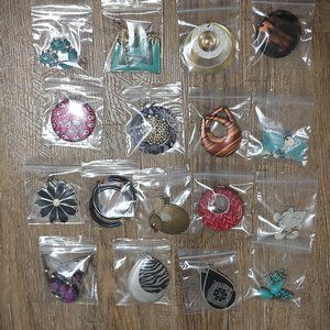 17 pair of earrings